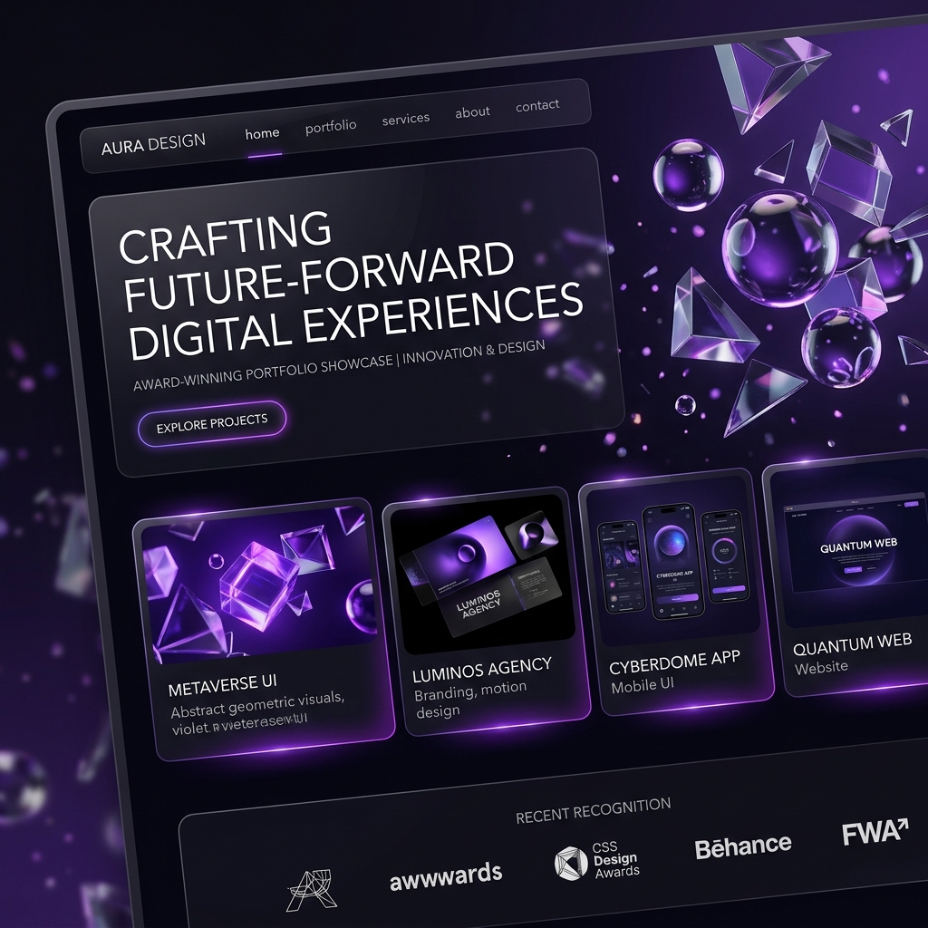 Flagship Portfolio Landing Page Design